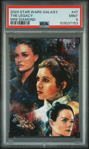 The Legacy [Mini Diamond] #47 PSA 9 [Topps Chrome Star Wars Galaxy 2024]