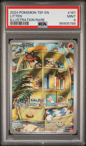 Litten #167 PSA 9 [Temporal Forces]