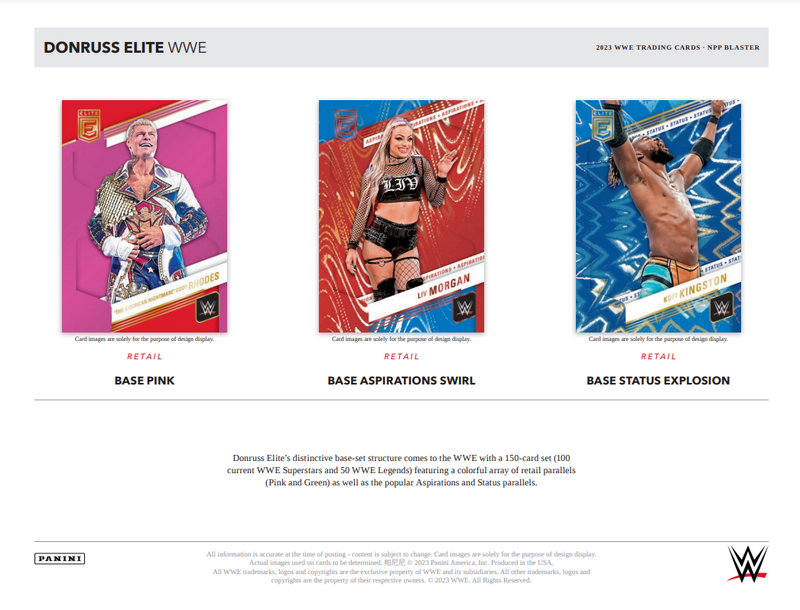 Panini Donruss Elite WWE 2023 - Blaster Box