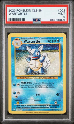 Wartortle #2 PSA 9 [Pokemon CLB Trading Card Game Classic 2023]