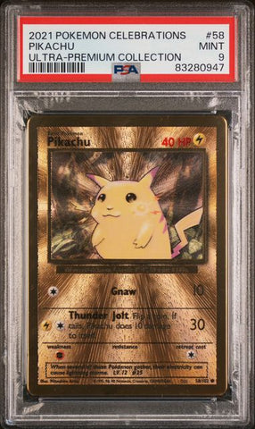 Pikachu #58 PSA 9 [Pokemon Celebrations Ultra-Premium Collection 2021]