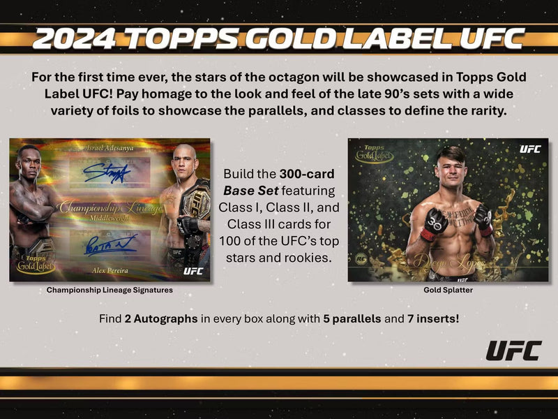 Topps Gold Label UFC 2024 - Hobby Box