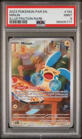 Minun #194 PSA 9 [Paradox Rift]