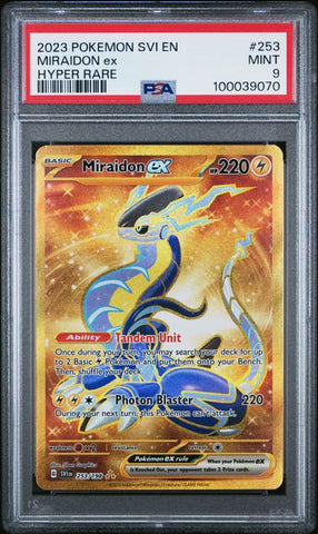Miraidon ex #253 PSA 9 [Scarlet & Violet]
