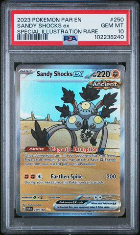 Sandy Shocks Ex [Special Illustration Rare] #250 PSA 10 [Paradox Rift 2023]