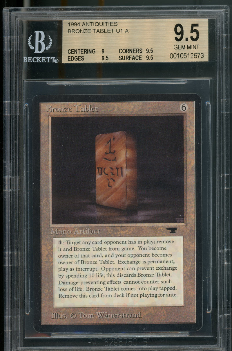 Bronze Tablet BGS 9.5 [Antiquities]