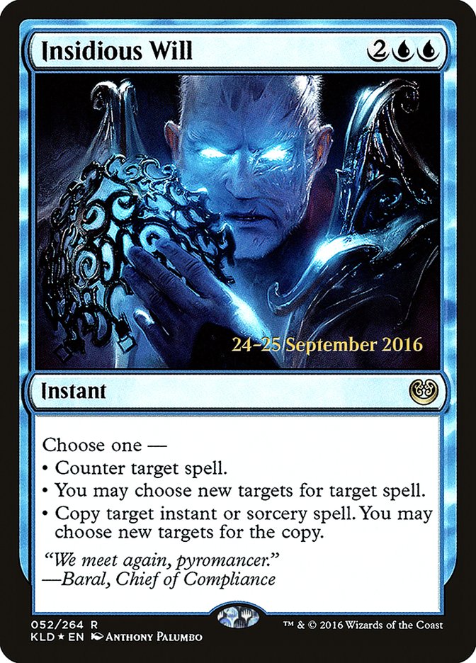 Insidious Will [Kaladesh Promos]