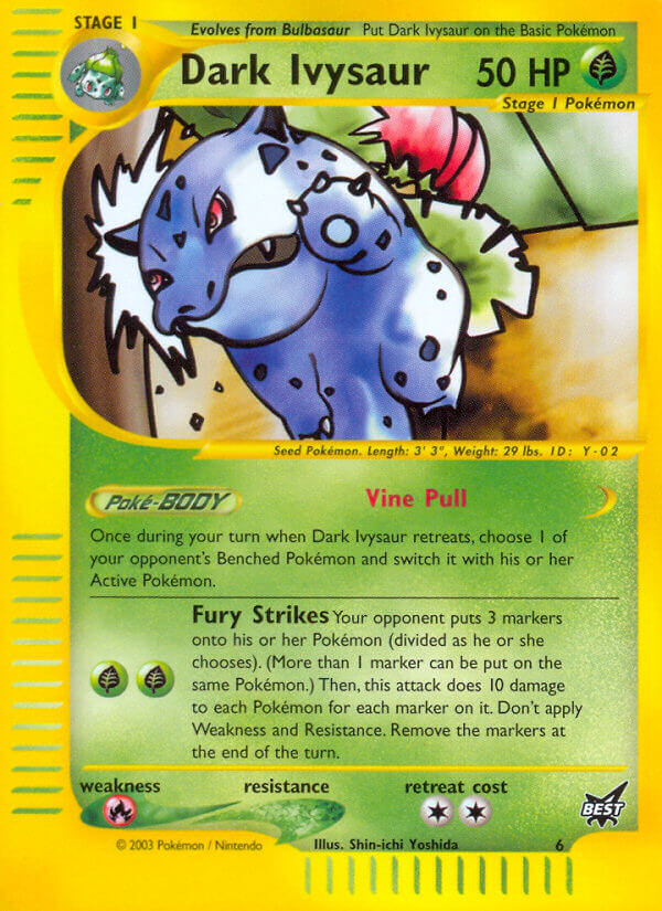 Dark Ivysaur (6) [Best of Promos]