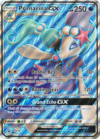 Primarina GX (SM39) (Jumbo Card) [Sun & Moon: Black Star Promos]