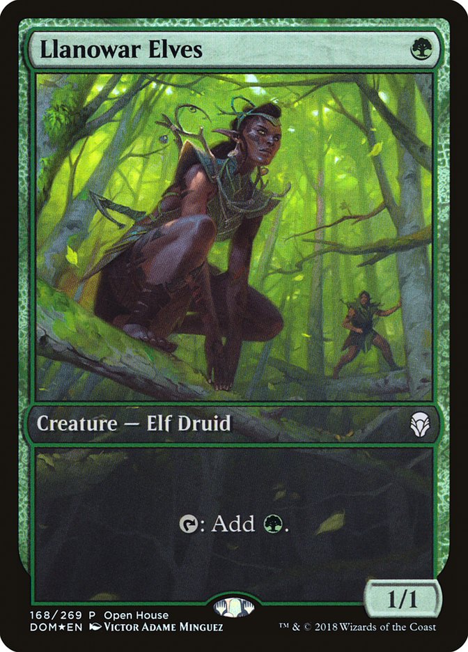 Llanowar Elves [Dominaria Promos]