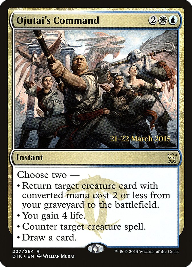 Ojutai's Command [Dragons of Tarkir Promos]