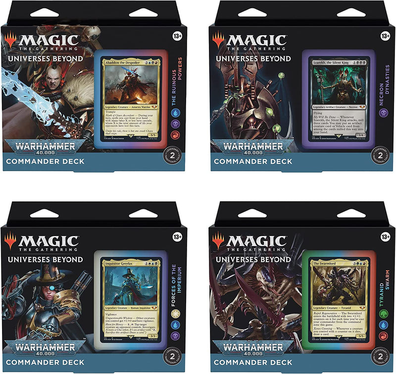 Magic the Gathering: Warhammer 40.000 - Commander Deck Bundle