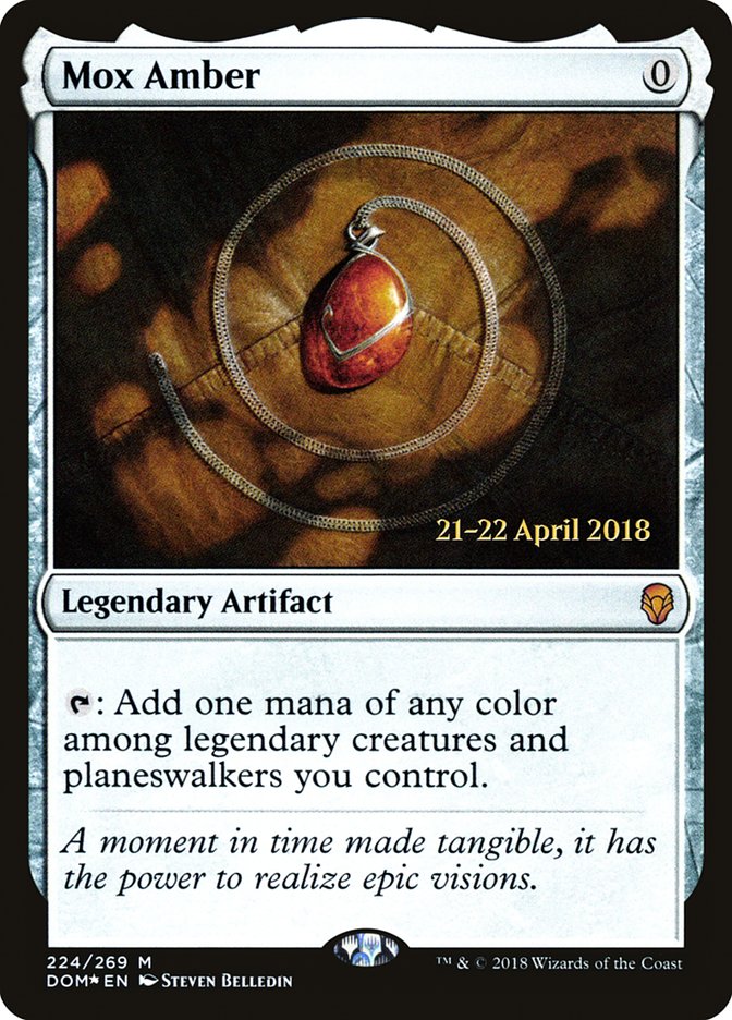 Mox Amber  [Dominaria Prerelease Promos]