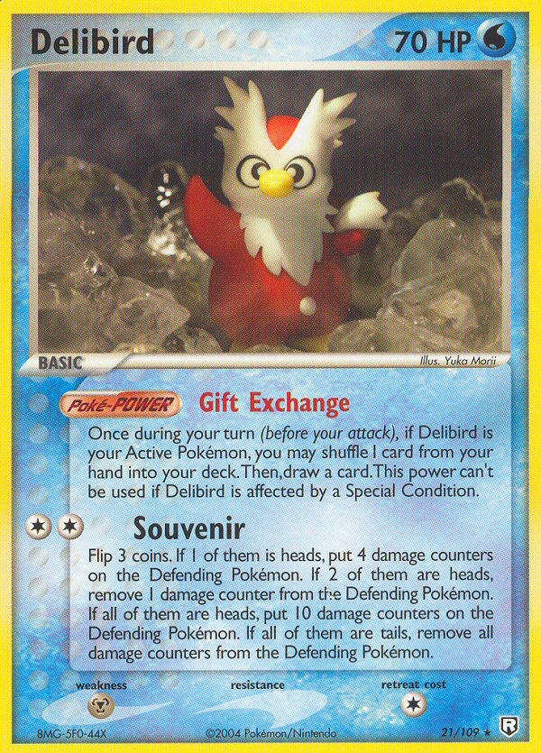 Delibird (21/109) [EX: Team Rocket Returns]