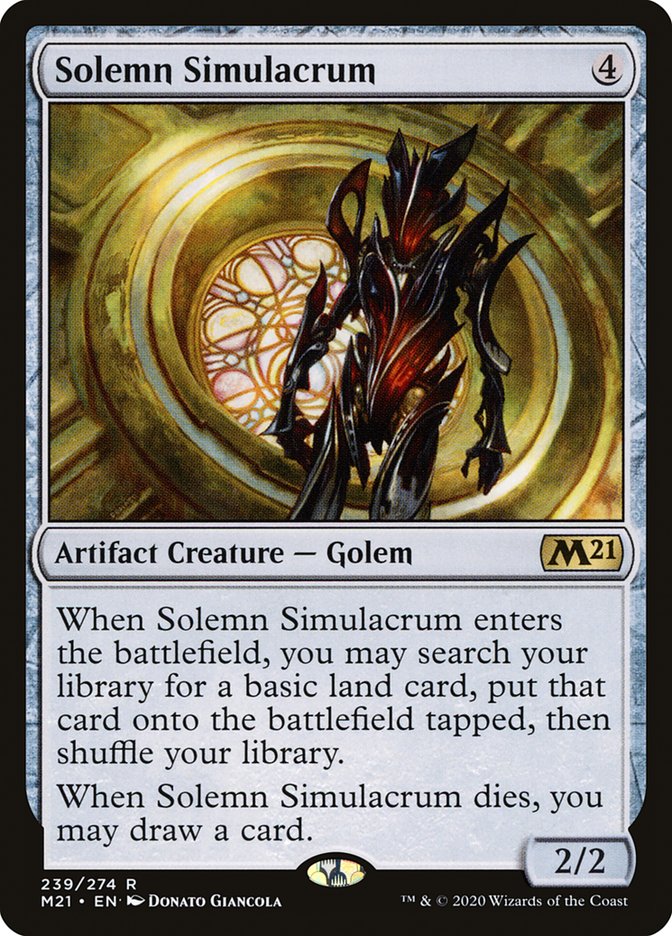 Solemn Simulacrum [Core Set 2021]