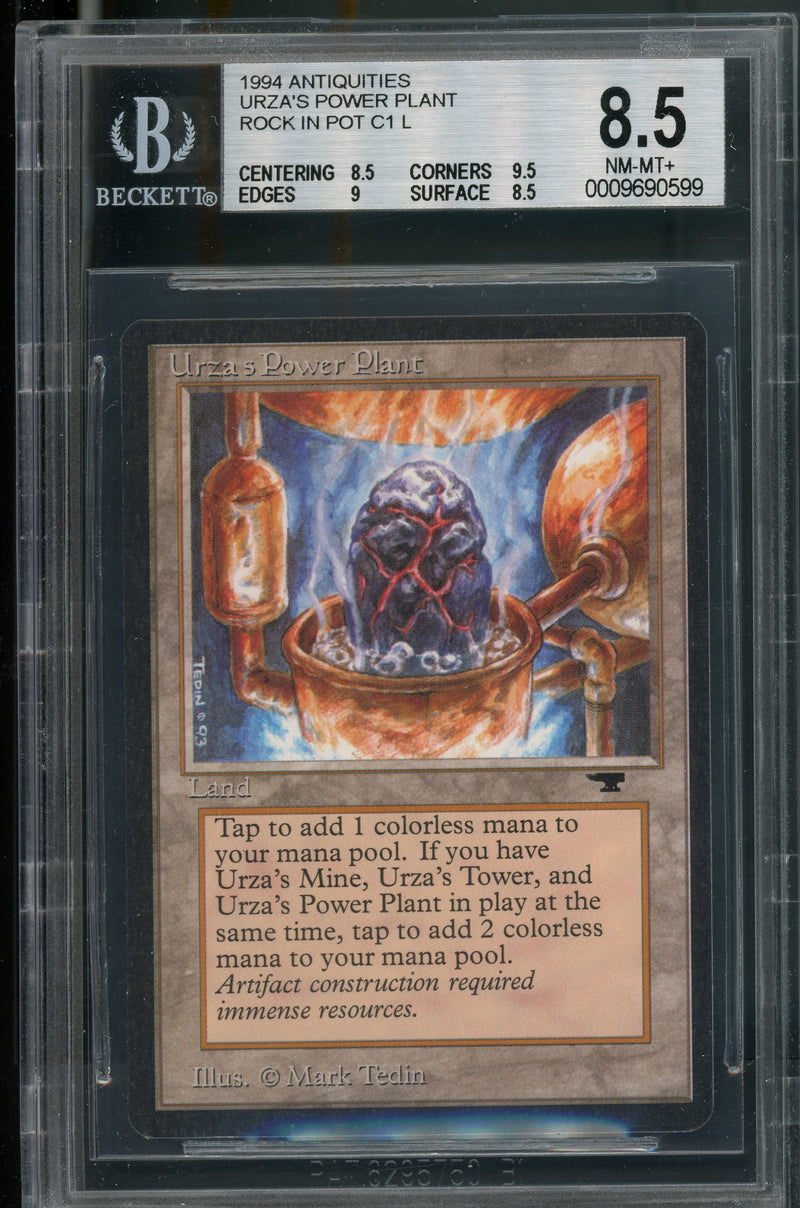 Urza's Power Plant (Rock In Pot) BGS 8.5 [Antiquities]