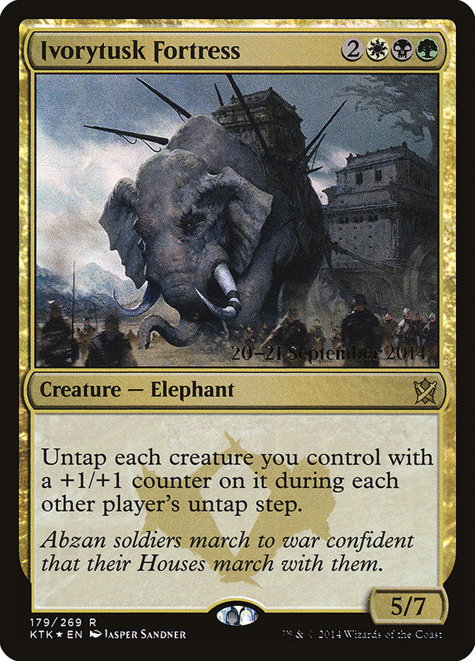 Ivorytusk Fortress [Khans of Tarkir Promos]