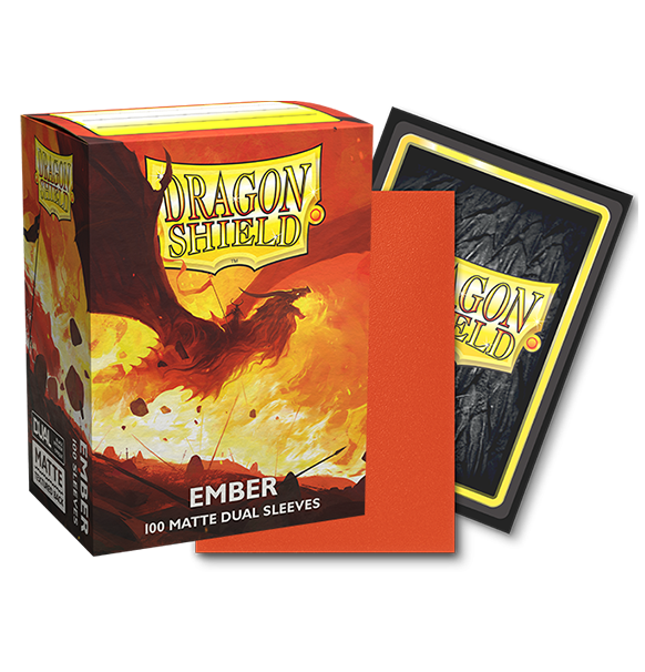 Dragon Shield: Dual Matte Sleeves (100) - Ember