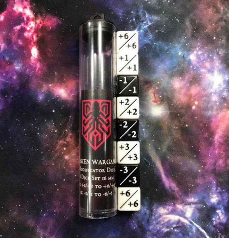 Kraken Wargames: Dice Plus/Minus D6 indhold