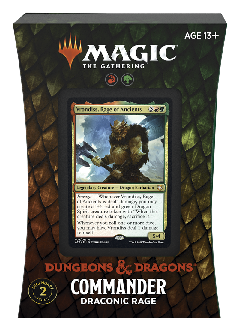Adventures in The Forgotten Realms Commander Deck - Draconic Rage