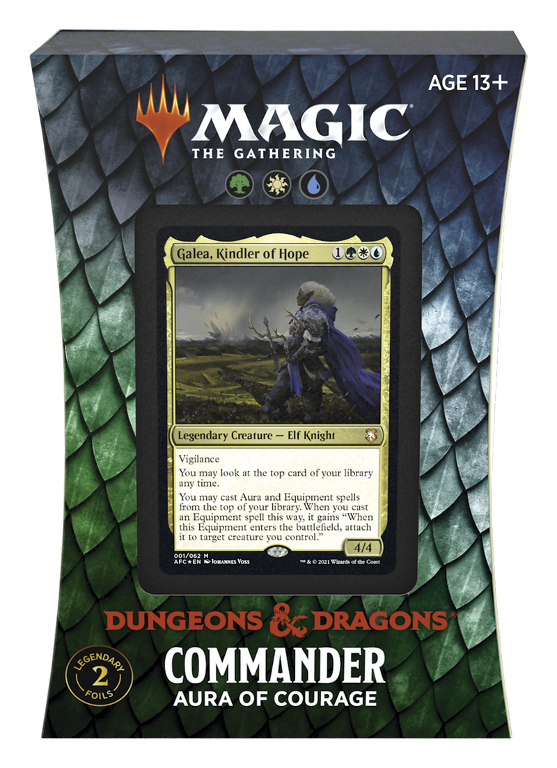 Adventures in The Forgotten Realms Commander Deck - Aura of Courage