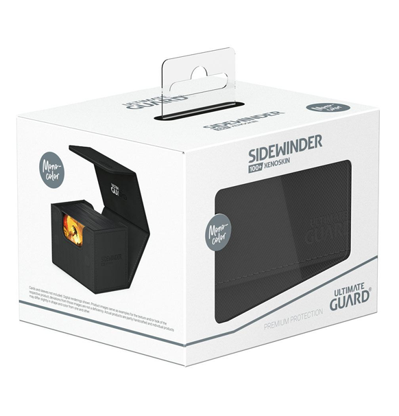 Ultimate Guard Sidewinder Deck Case 100+ Standard XenoSkin - Monocolor Black