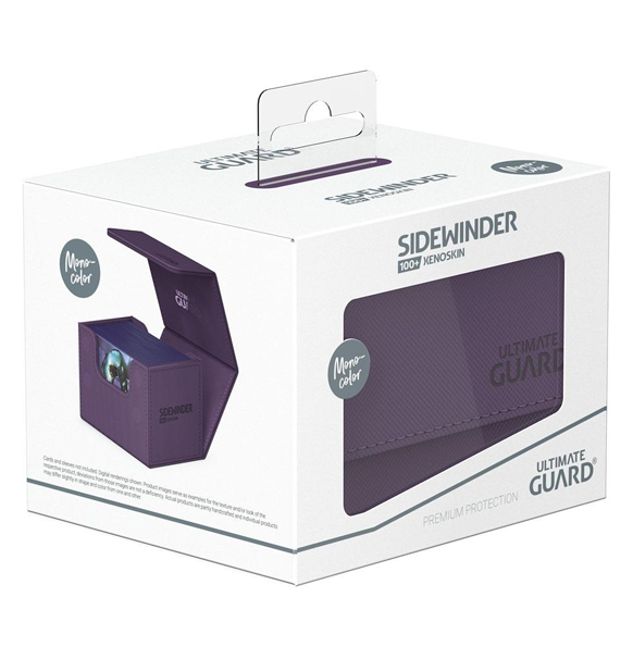 Ultimate Guard: Sidewinder Deck Case 100+ Standard XenoSkin - Monocolor Purple