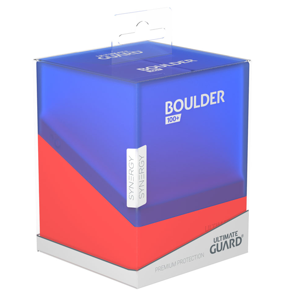 Ultimate Guard: Boulder Deck Case - 100+ Synergy Blue/Red