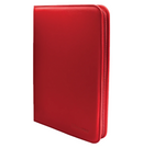Ultra PRO Vivid 9-Pocket Zippered PRO-Binder - Red