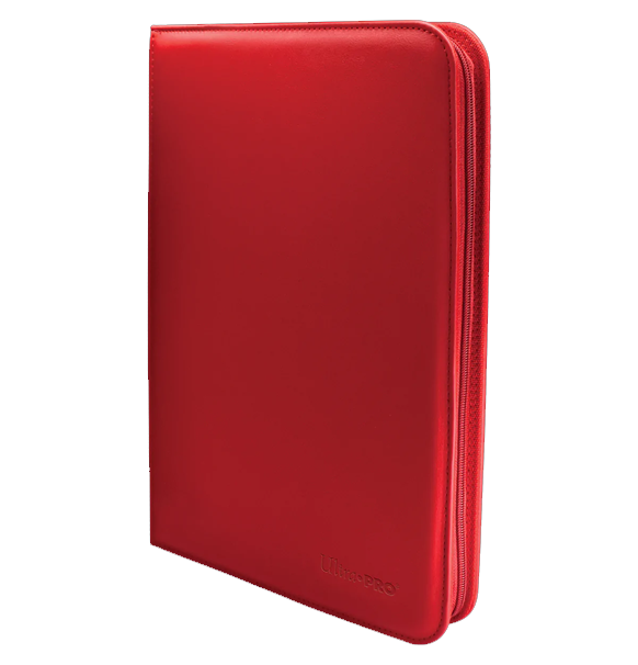 Ultra PRO Vivid 9-Pocket Zippered PRO-Binder - Red