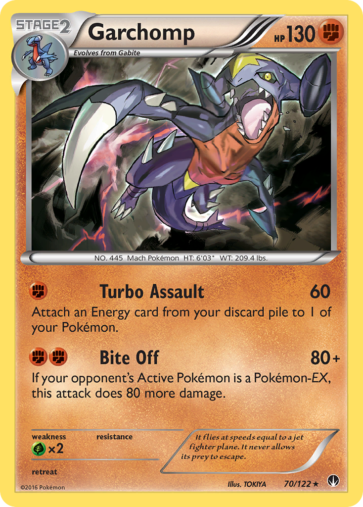 Garchomp (70/122) [XY: BREAKpoint]