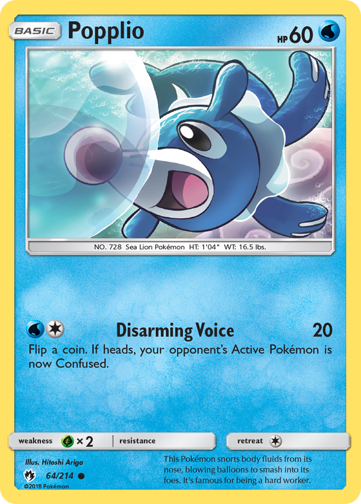 Popplio (64/214) [Sun & Moon: Lost Thunder]