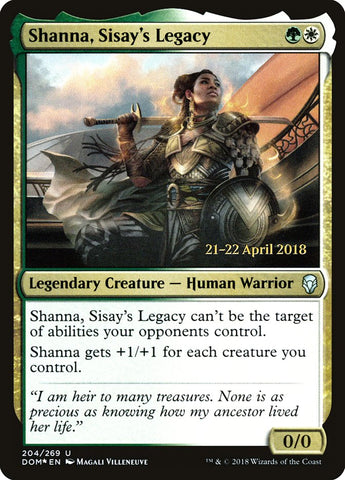 Shanna, Sisay's Legacy [Dominaria Promos]