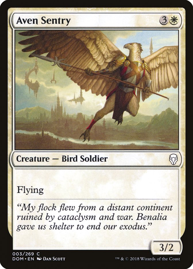 Aven Sentry [Dominaria]