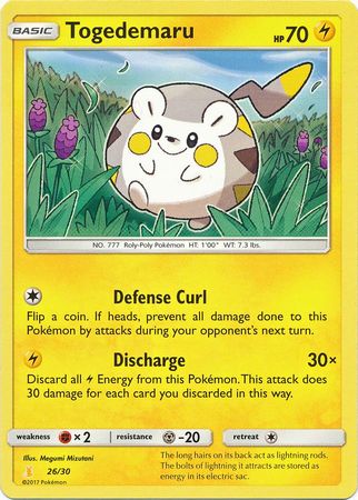 Togedemaru (26/30) [Sun & Moon: Trainer Kit - Alolan Raichu]