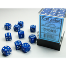 Opaque – 12mm d6 Blue w/white Dice Block forside