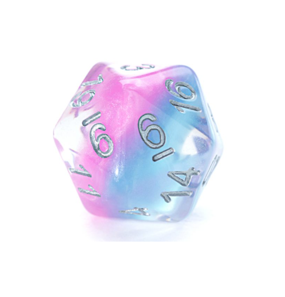 Eclipse Dice: Cotton Candy