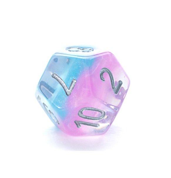 Eclipse Dice: Cotton Candy