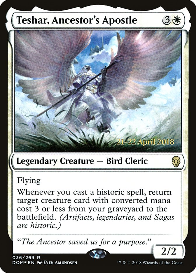 Teshar, Ancestor's Apostle [Dominaria Promos]