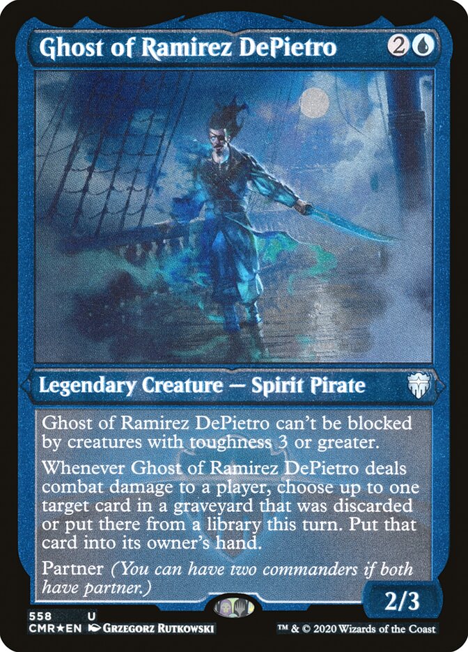 Ghost of Ramirez DePietro (Foil Etched) [Commander Legends]