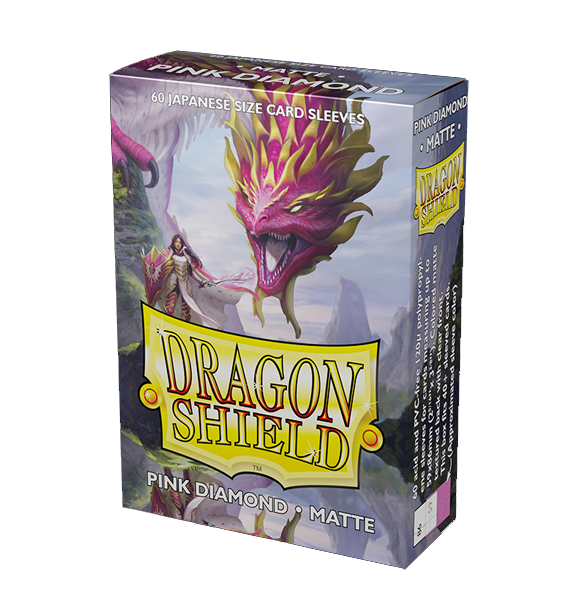 Dragon Shield Matte Japanese Sleeves - Pink Diamond (60)