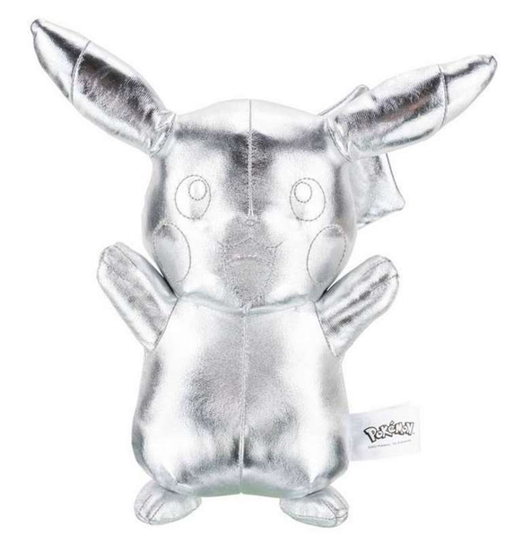 Pokemon: 25th anniversary - Silver Pikachu plush (30 cm)