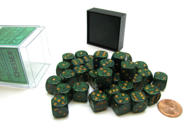 Speckled – 12mm d6 Golden Recon™ Dice Block™