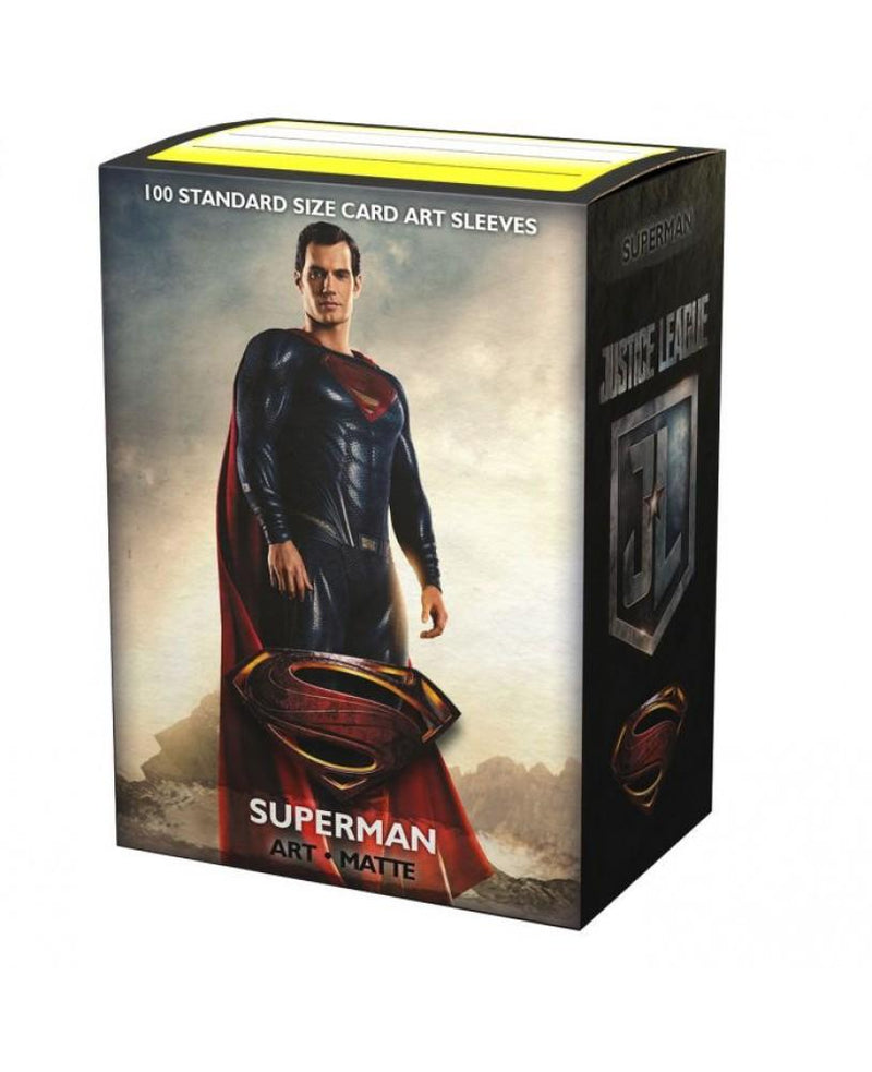 Dragon Shield Matte Art Sleeves (100) - Justice League Superman