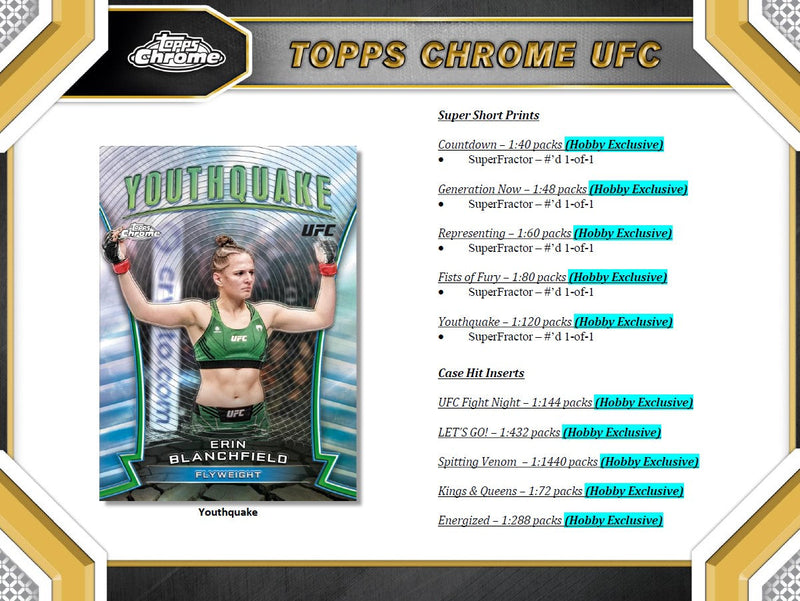 Topps Chrome UFC 2024 - Hobby Box